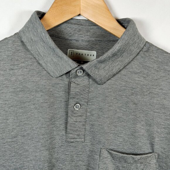 PGA Tour Men's Medium Short Sleeve Golf Shirt NWT - Picture 4 of 9